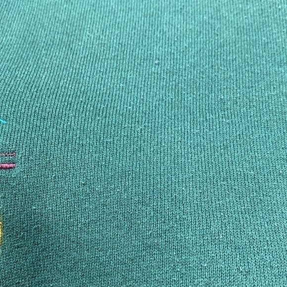 Vintage H.L. Miller Gold San Fransisco Green Crewneck Sweatshirt Size XL Grunge - Picture 7 of 7